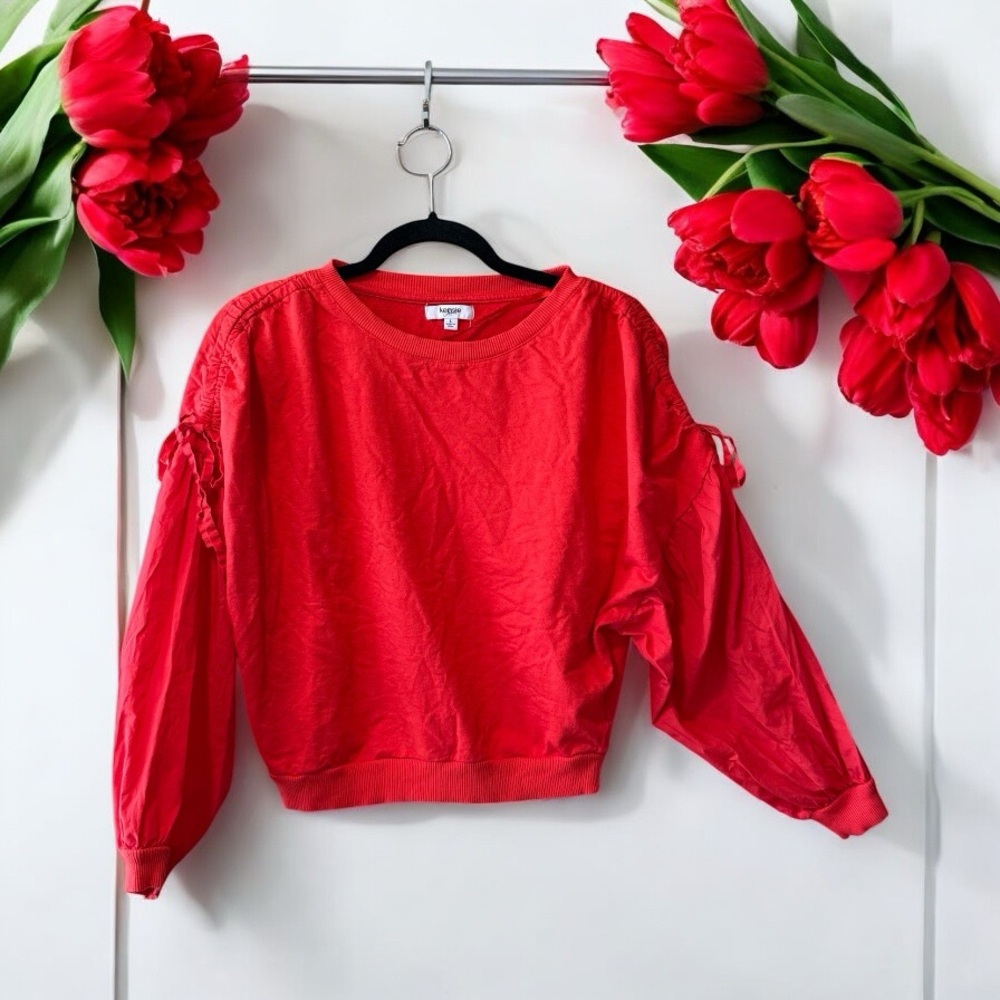 Kensie Jeans Vibrant Red Sweatshirt